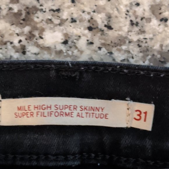 Mile High Super Skinny Levi Jeans - Picture 2 of 3